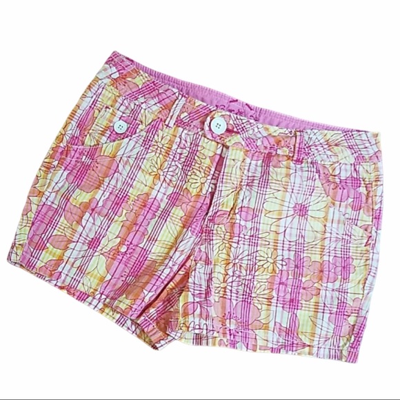 JUSTICE Floral Shorts Sz 12 Reg - Picture 9 of 10